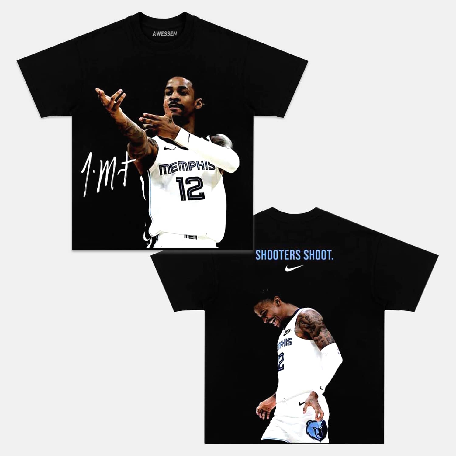 JA MORANT TEE Style019 - clothing by TeeHivey.com (Image 2)