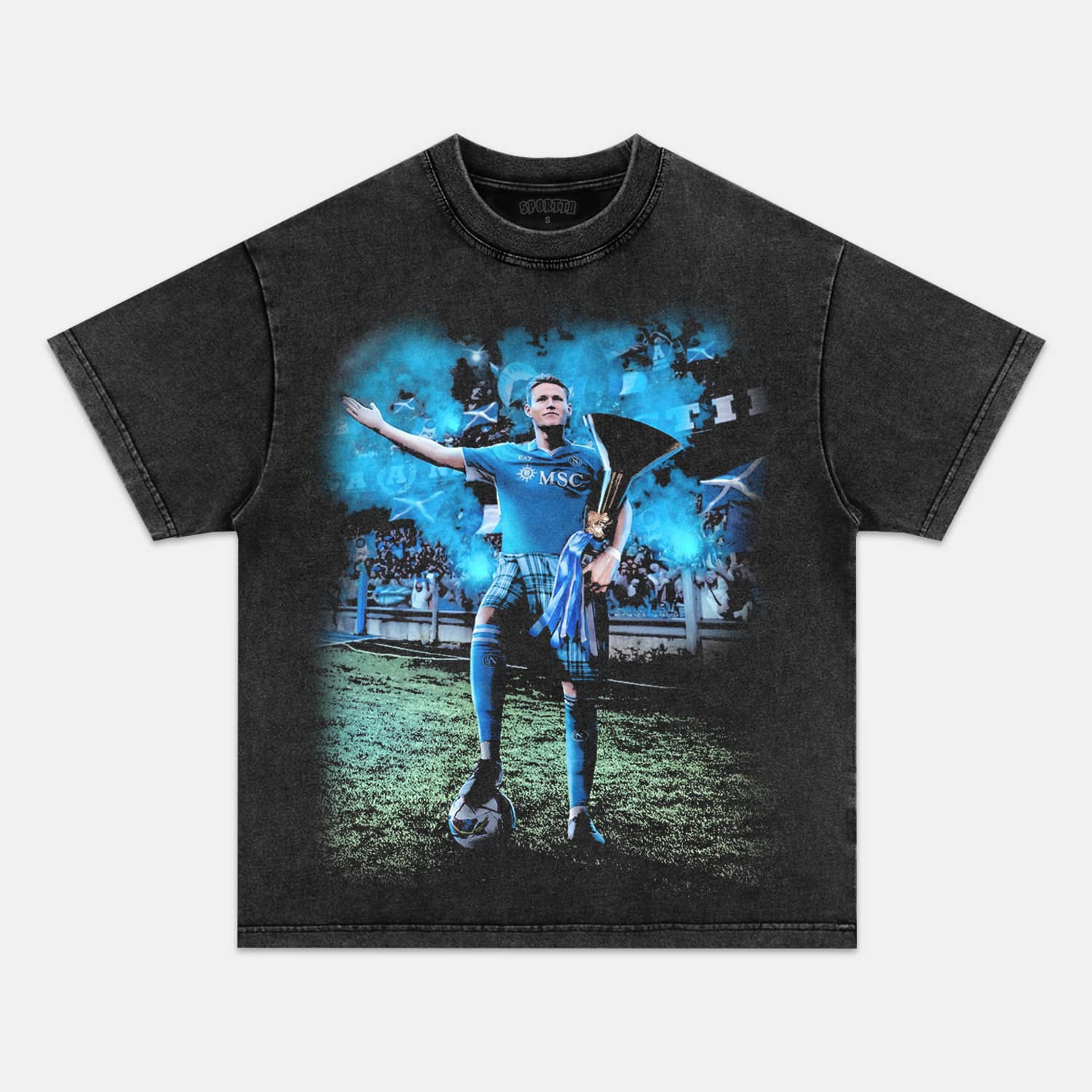 NAPOLI WIN 4TH SERIE A TITLE TEE. 5.24 - clothing by TeeHivey.com (Image 2)