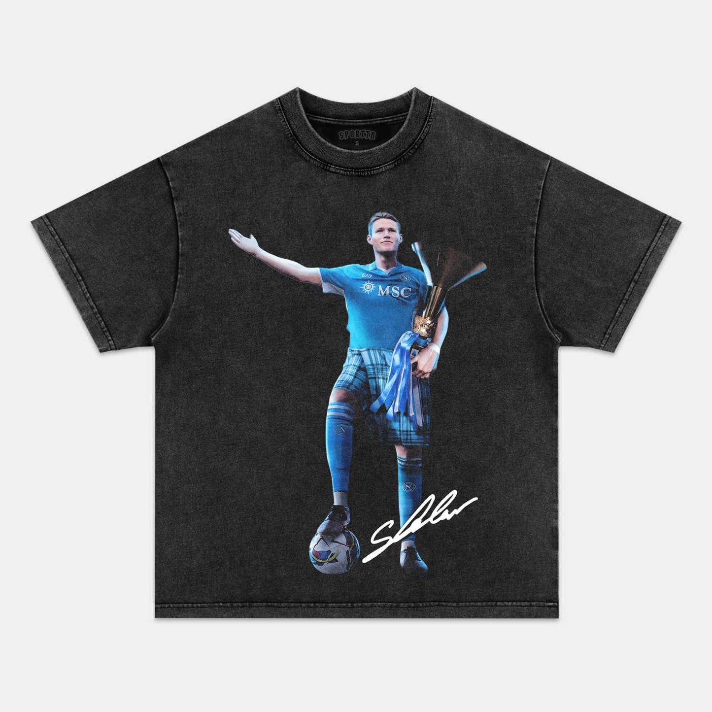 NAPOLI WIN 4TH SERIE A TITLE TEE. 5.24 Style004 - clothing by TeeHivey.com (Image 2)