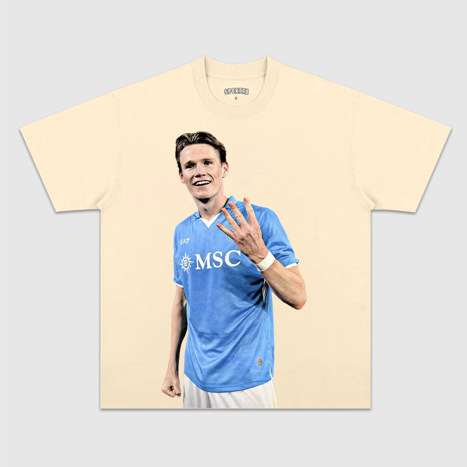 NAPOLI WIN 4TH SERIE A TITLE TEE. 5.24 Style001 - clothing by TeeHivey.com (Image 3)