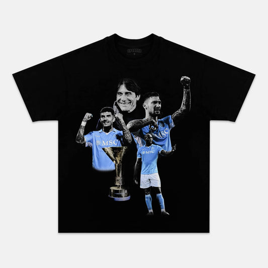 NAPOLI WIN 4TH SERIE A TITLE TEE. 5.24 Style003 - clothing by TeeHivey.com (Image 1)