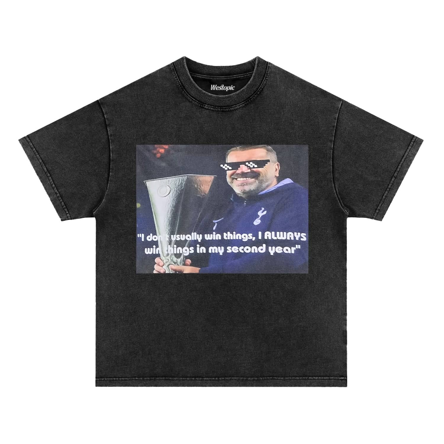 TOTTENHAM WIN THE EUROPA LEAGUE  TEE 1 - clothing by TeeHivey.com (Image 1)