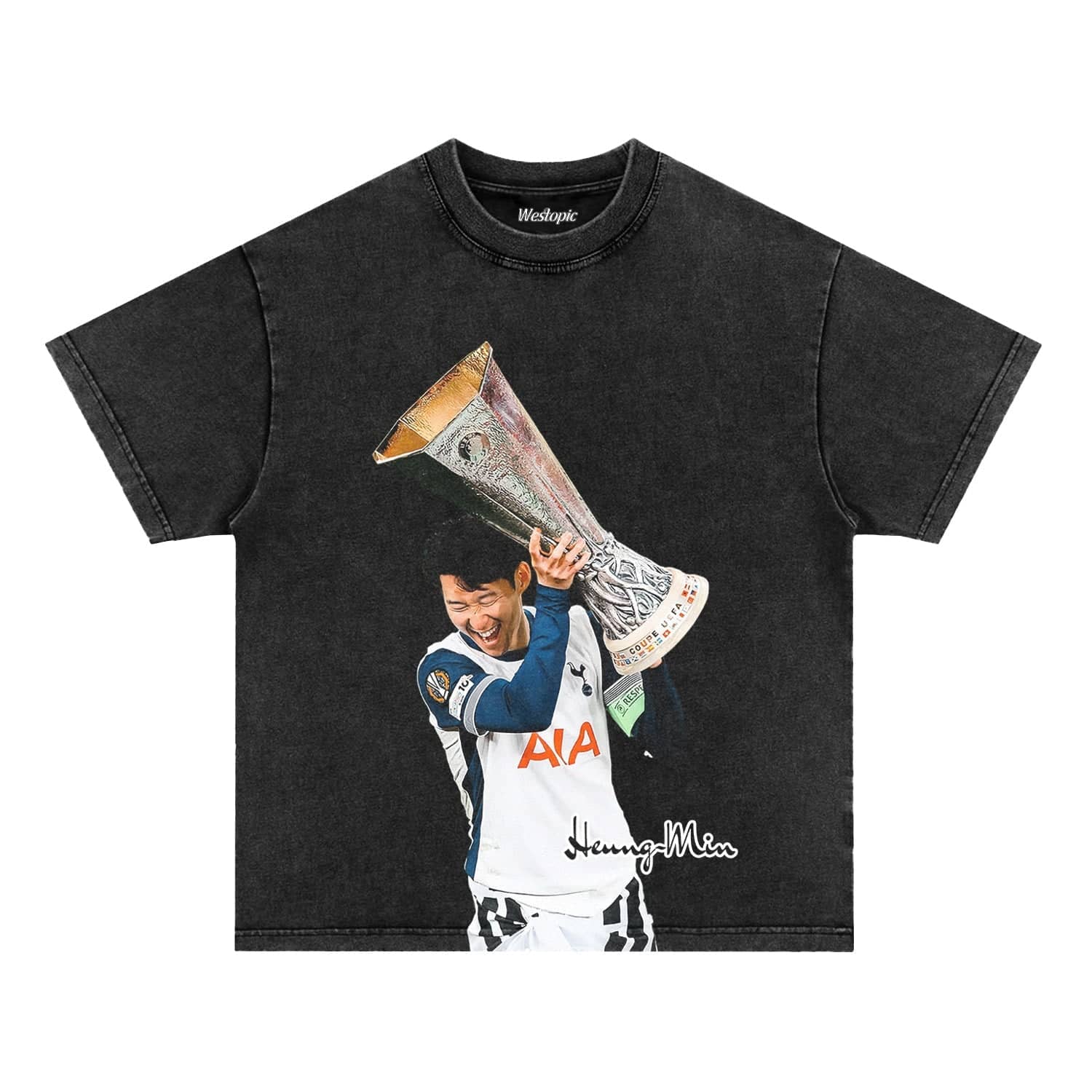 TOTTENHAM WIN THE EUROPA LEAGUE TEE 2 - clothing by TeeHivey.com (Image 1)