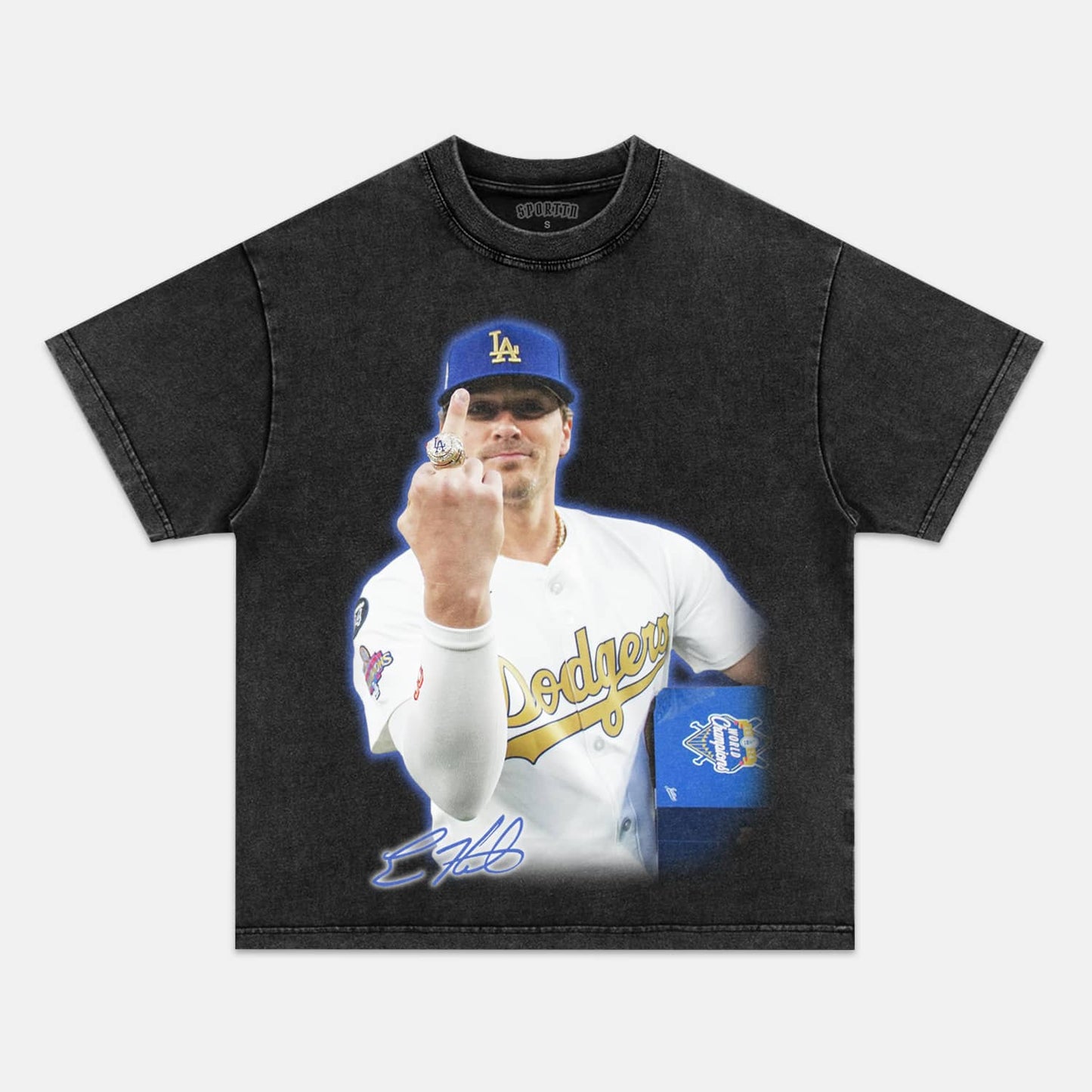 KIKE HERNANDEZ 2025 V2 TEE - clothing by TeeHivey.com (Image 2)