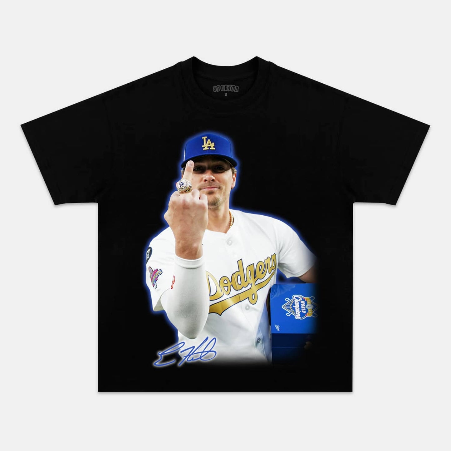 KIKE HERNANDEZ 2025 V2 TEE - clothing by TeeHivey.com (Image 1)
