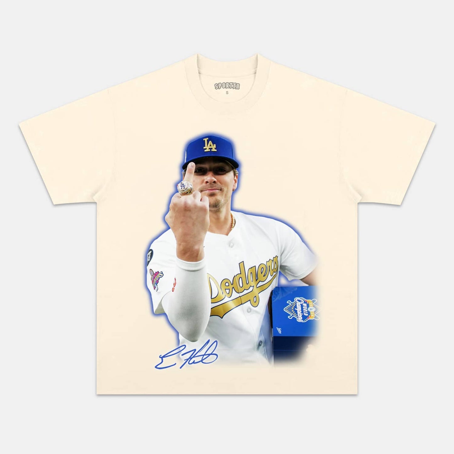 KIKE HERNANDEZ 2025 V2 TEE - clothing by TeeHivey.com (Image 3)