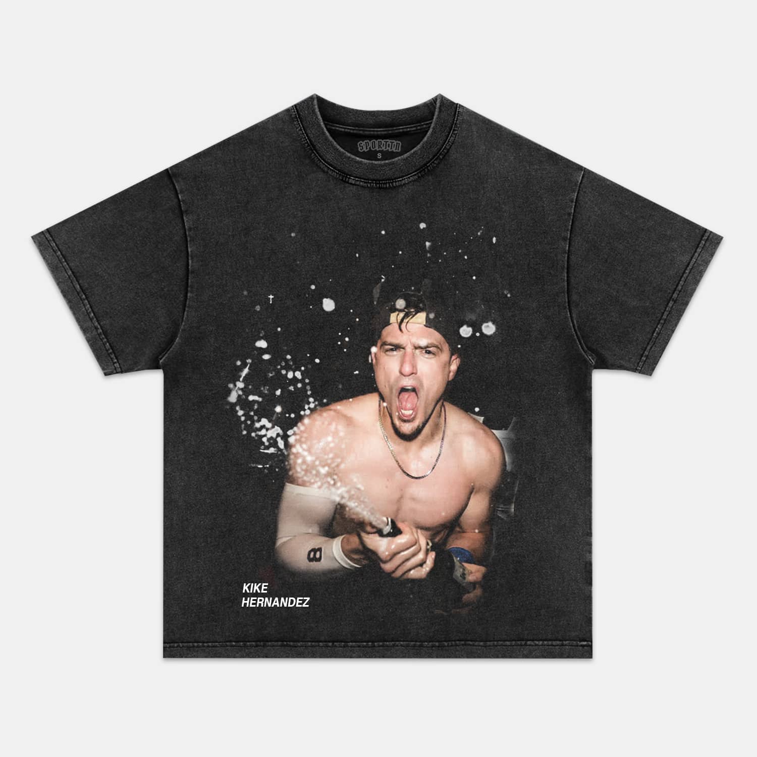 KIKE HERNANDEZ 2025 V3 TEE - clothing by TeeHivey.com (Image 1)