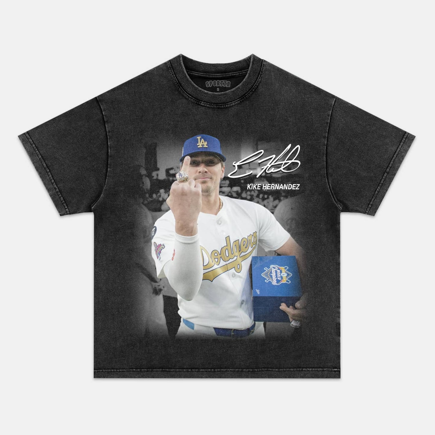 KIKE HERNANDEZ TEE Style002 - clothing by TeeHivey.com (Image 2)