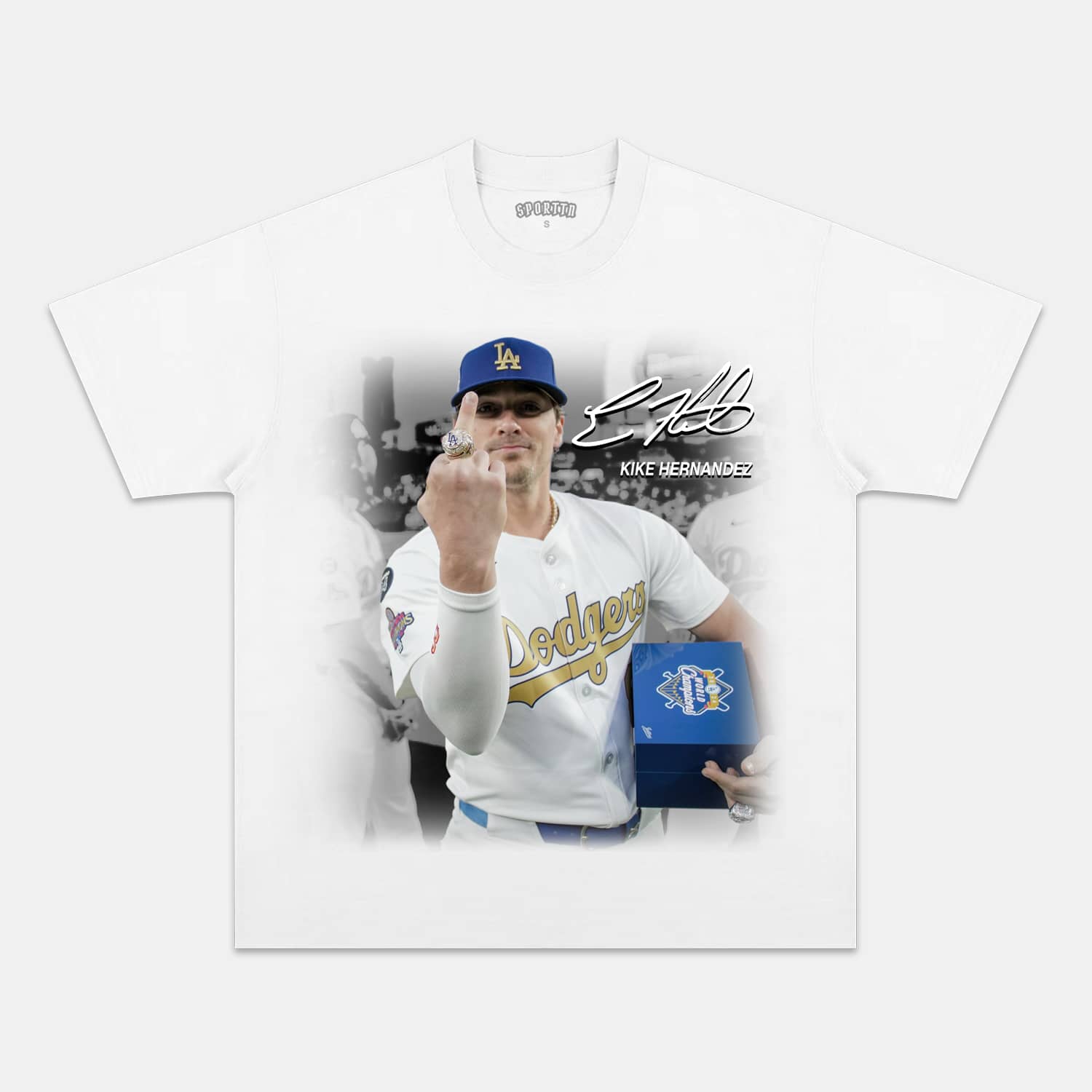 KIKE HERNANDEZ TEE Style002 - clothing by TeeHivey.com (Image 4)