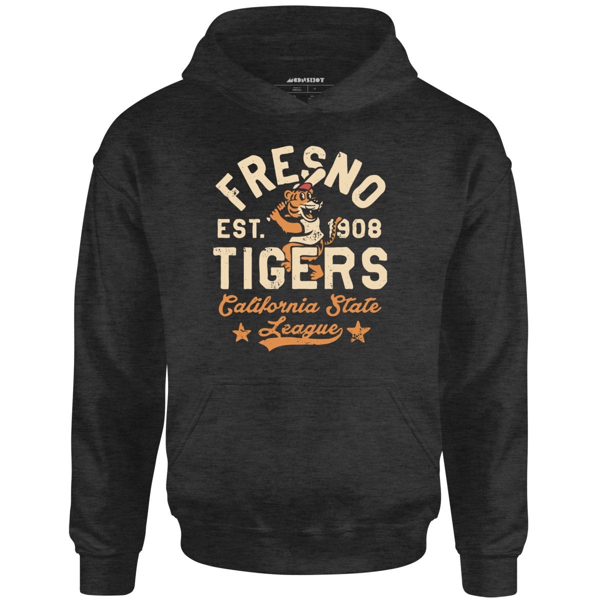 Fresno Tigers - California - Vintage Defunct Baseball Teams - Unisex Hoodie