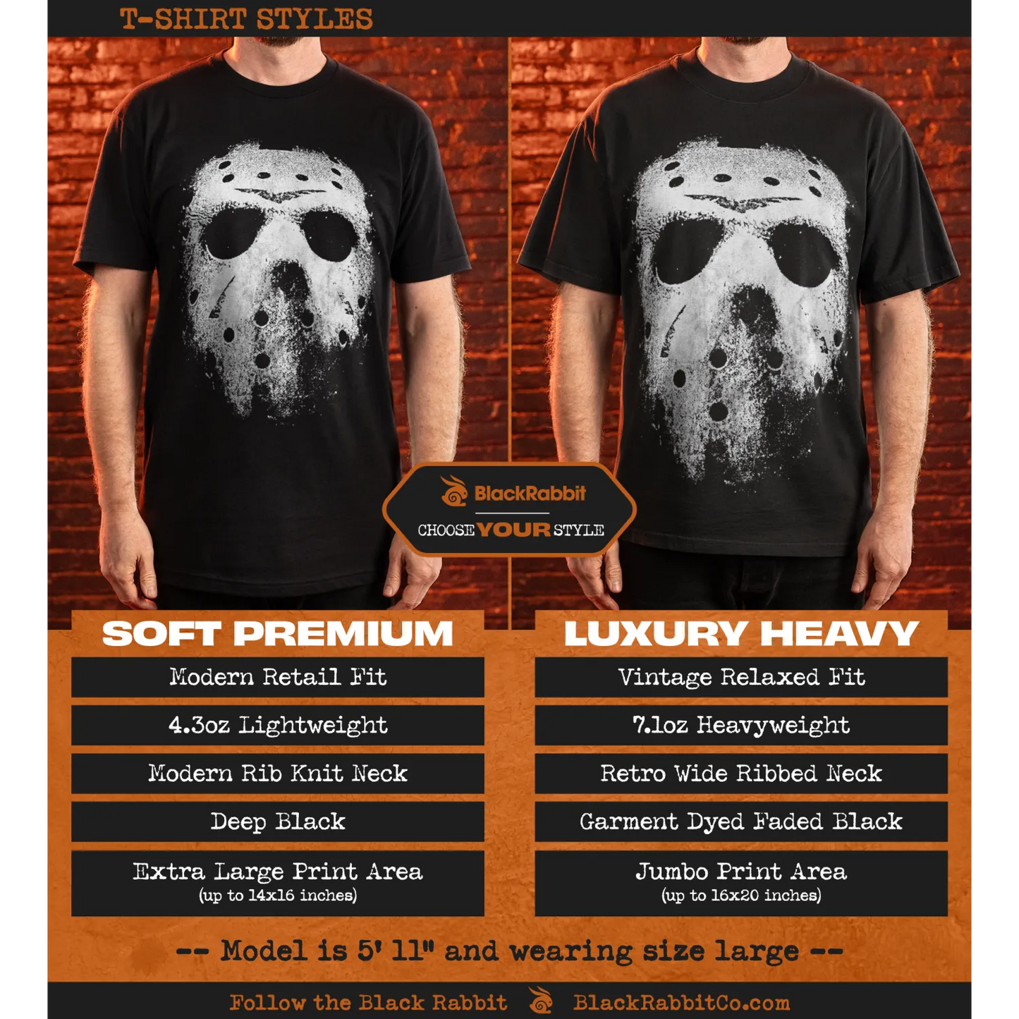 Friday the 13th Jason Voorhees Hockey Mask Unisex Classic T-Shirt