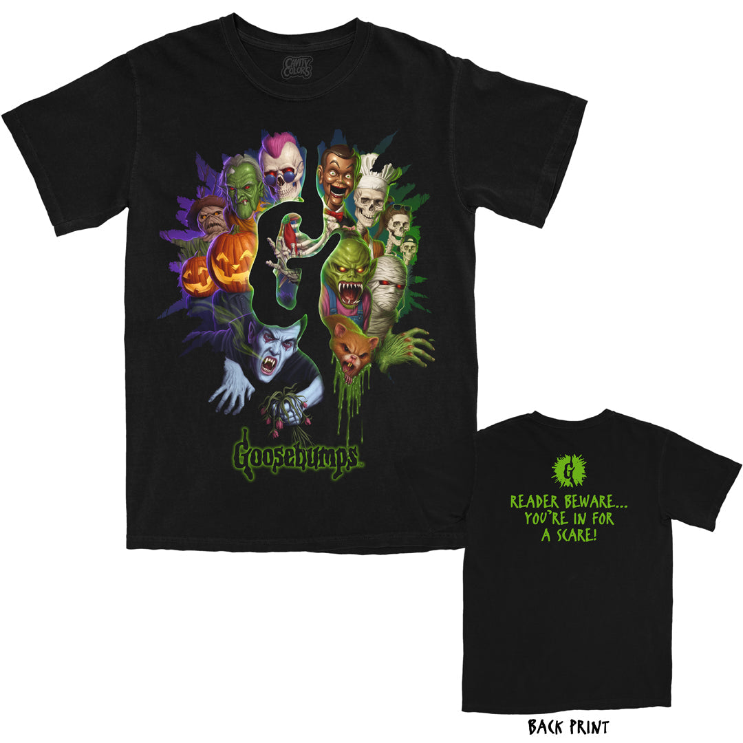 GOOSEBUMPS: '90S MONSTER MASH - T-SHIRT (COMFORT COLORS)