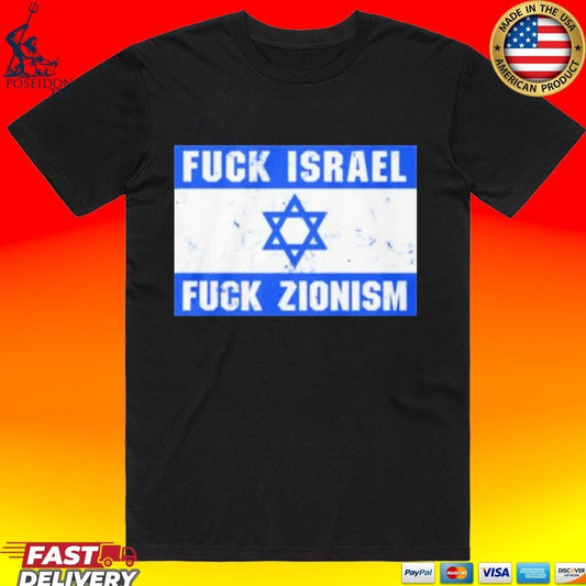 Fuck Israel Fuck Zionism 2024 Vintage T-shirt