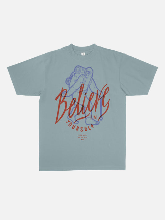 Funny Bigfoot Believe in Yourself Graphic Tee