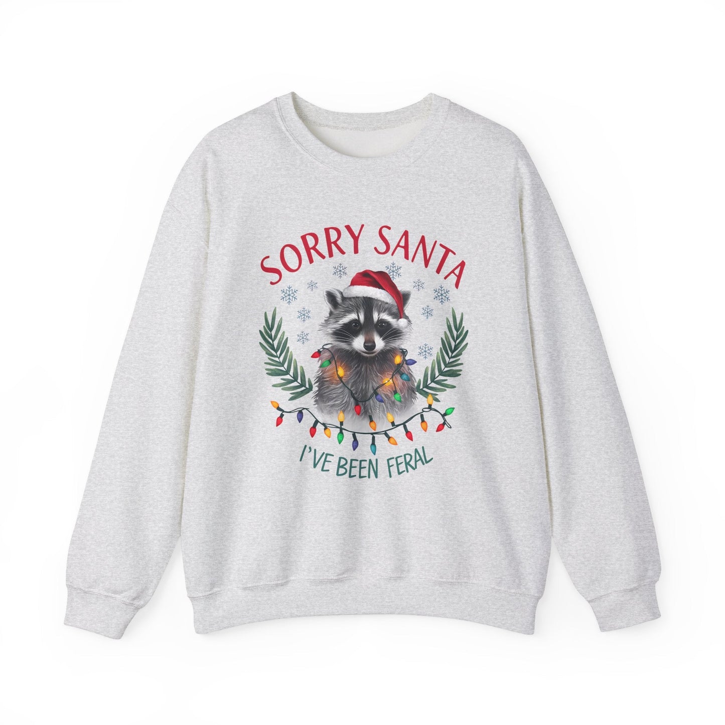Funny Christmas Raccoon Sweatshirt