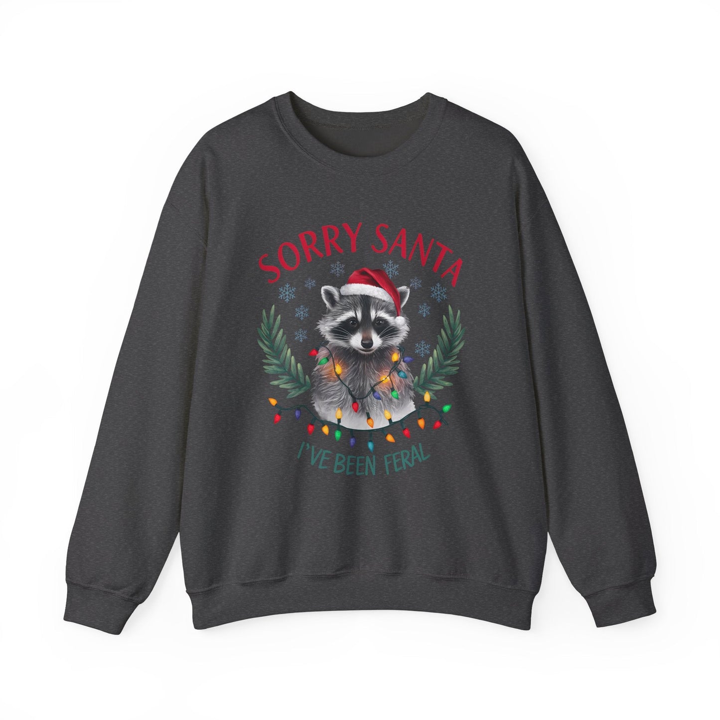 Funny Christmas Raccoon Sweatshirt
