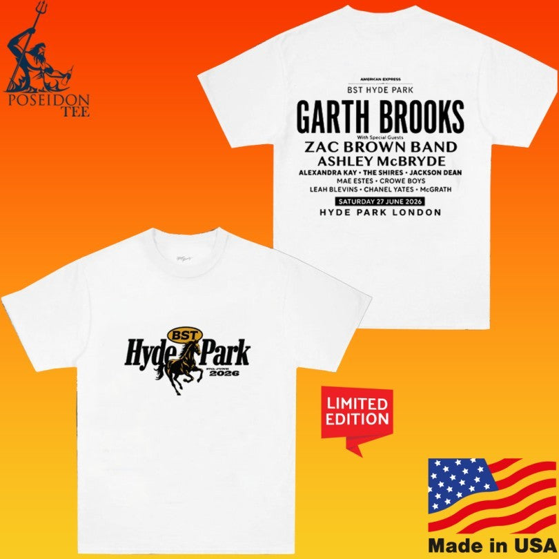 Garth Brooks Bst Hyde Park 2026 T-shirt