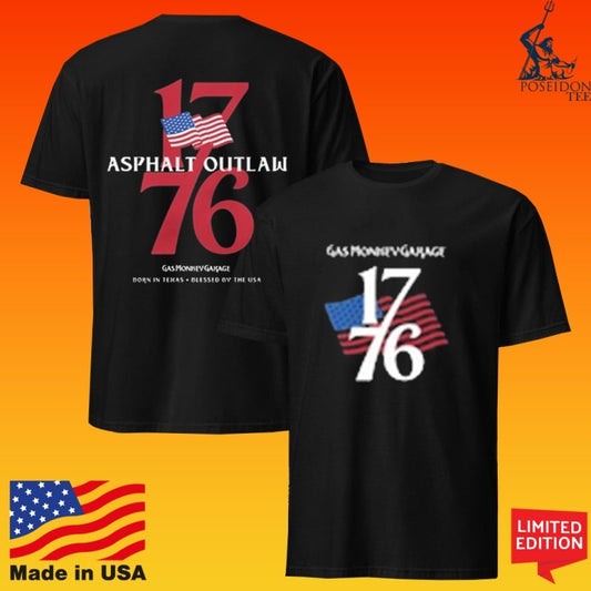 Gas Monkey Garage Gmg 1776 Asphalt Outlaw T-shirt