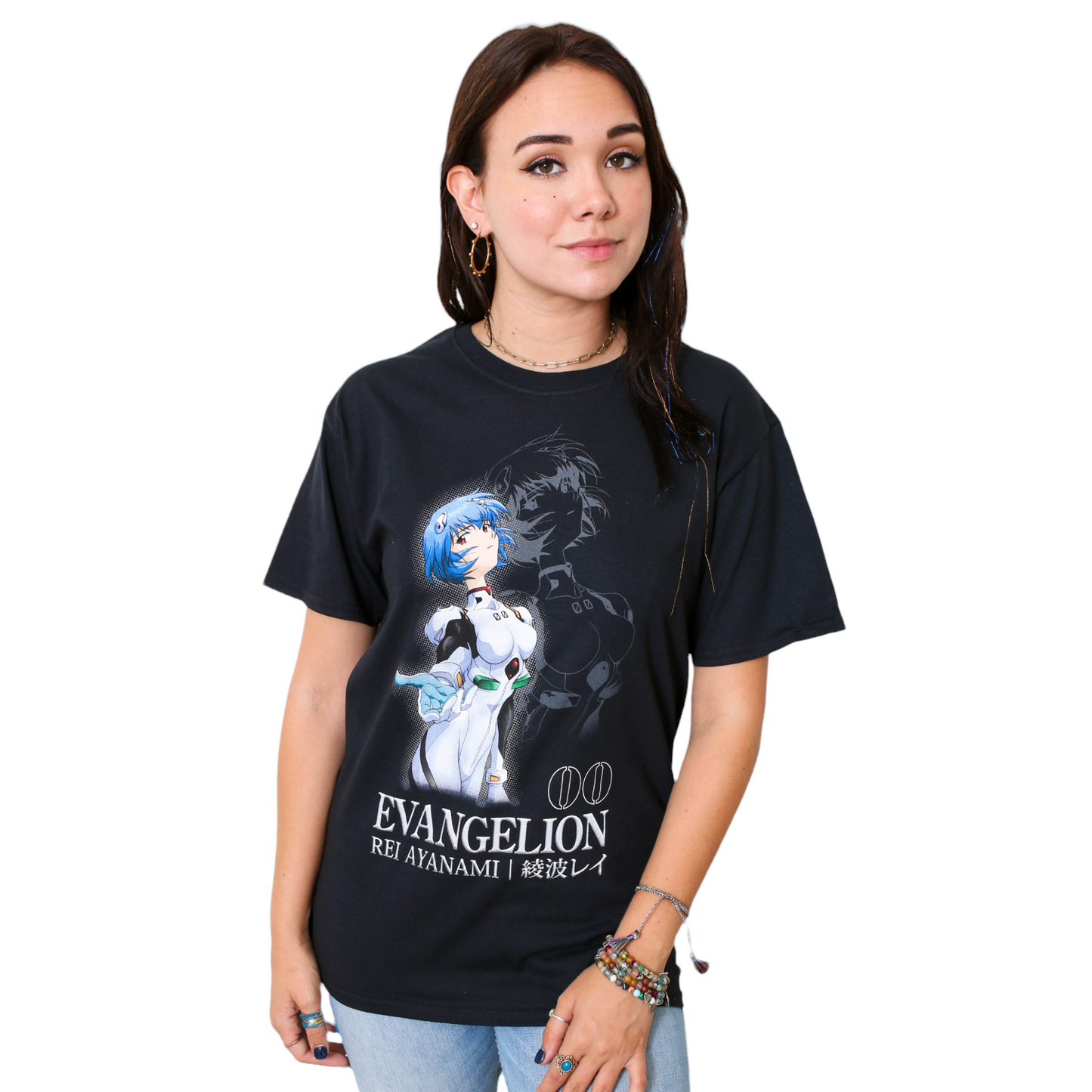 Neon Genesis Evangelion Rei Ayanami Adult T Shirt