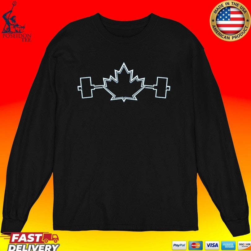 George Springer Maple Leaf Weightlifting T-shirt