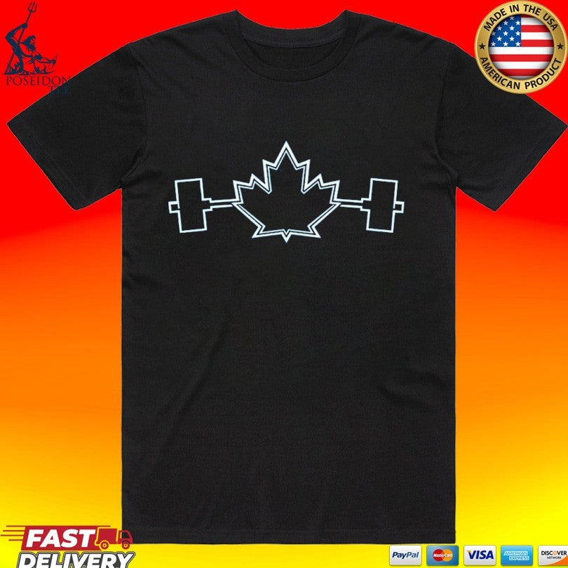 George Springer Maple Leaf Weightlifting T-shirt