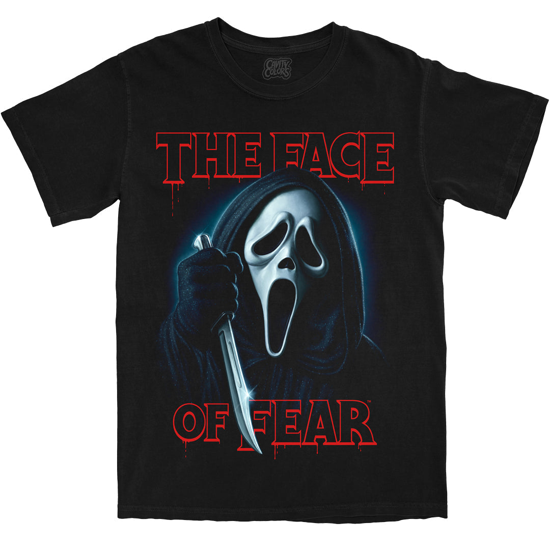 GHOST FACE: THE FACE OF FEAR - T-SHIRT (COMFORT COLORS)