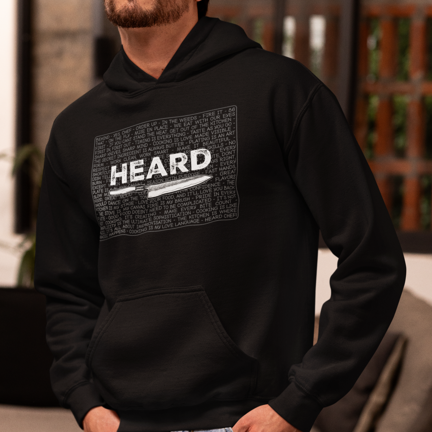 Heard Kitchen Phrase Unisex Hoodie