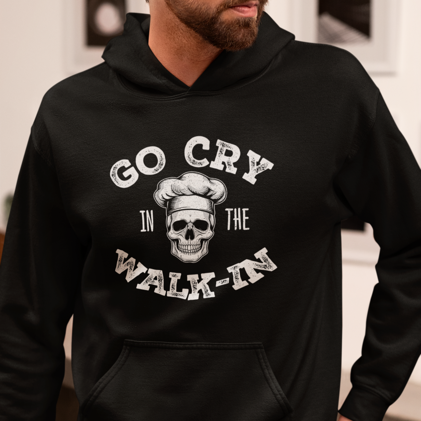 Go Cry in the Walk In Unisex Hoodie