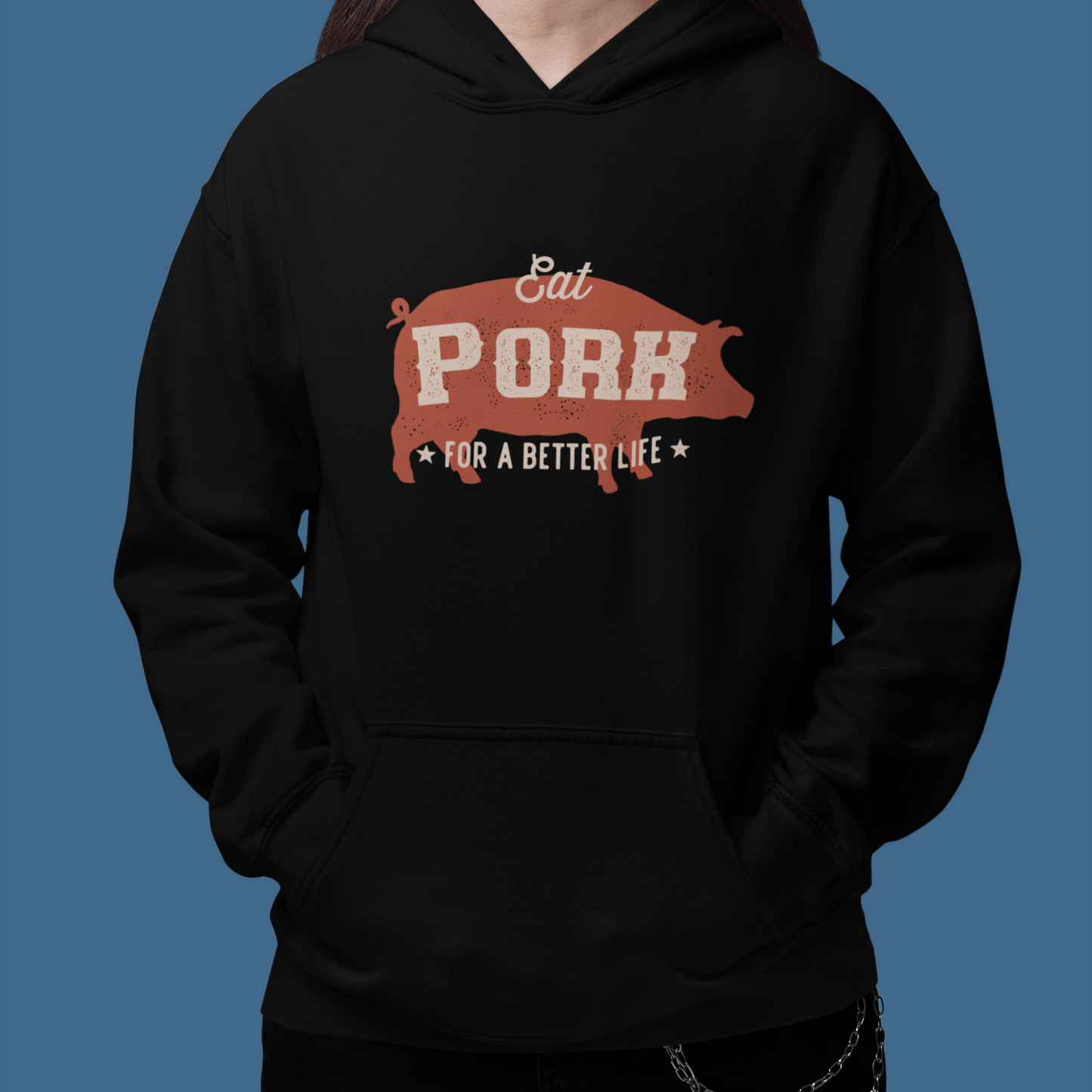 Eat Pork Unisex Hoodie