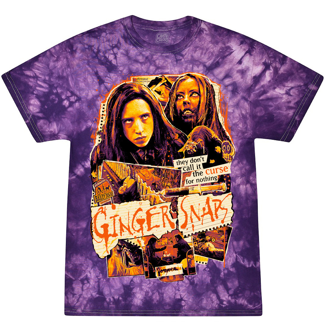 GINGER SNAPS - TIE-DYE T-SHIRT (CURSED VARIANT)