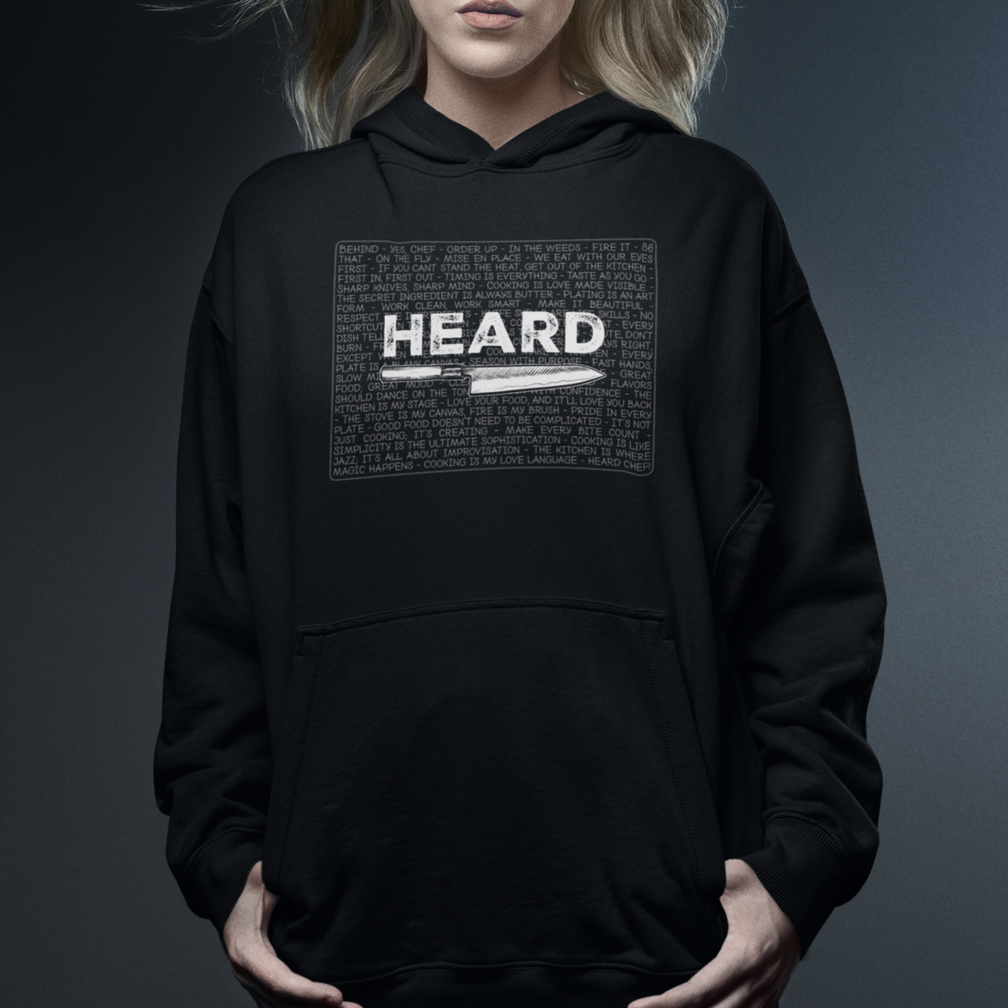 Heard Kitchen Phrase Unisex Hoodie