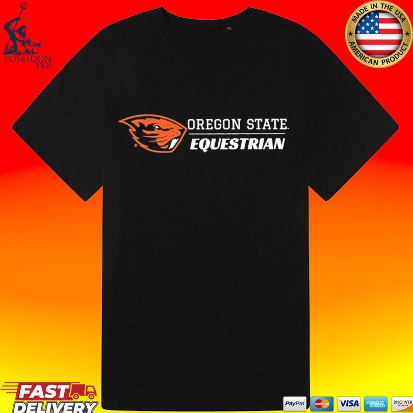 Go Beavs Oregon State Equestrian T-shirt