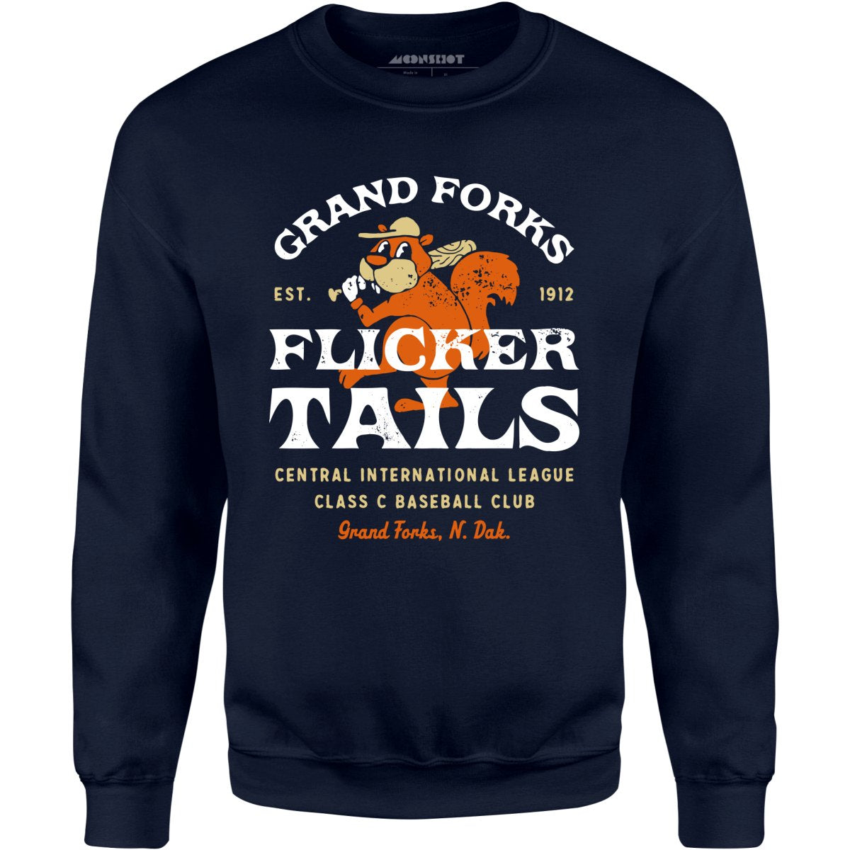 Grand Forks Flickertails - North Dakota - Vintage Defunct Baseball Teams - Unisex Sweatshirt