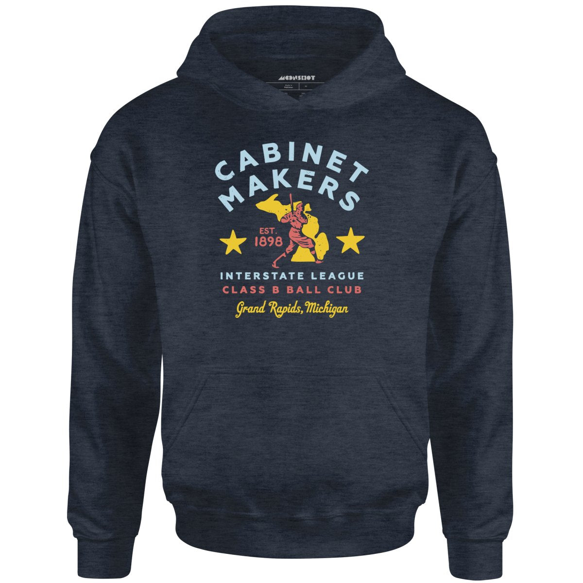 Grand Rapids Cabinet Makers - Michigan - Vintage Defunct Baseball Teams - Unisex Hoodie