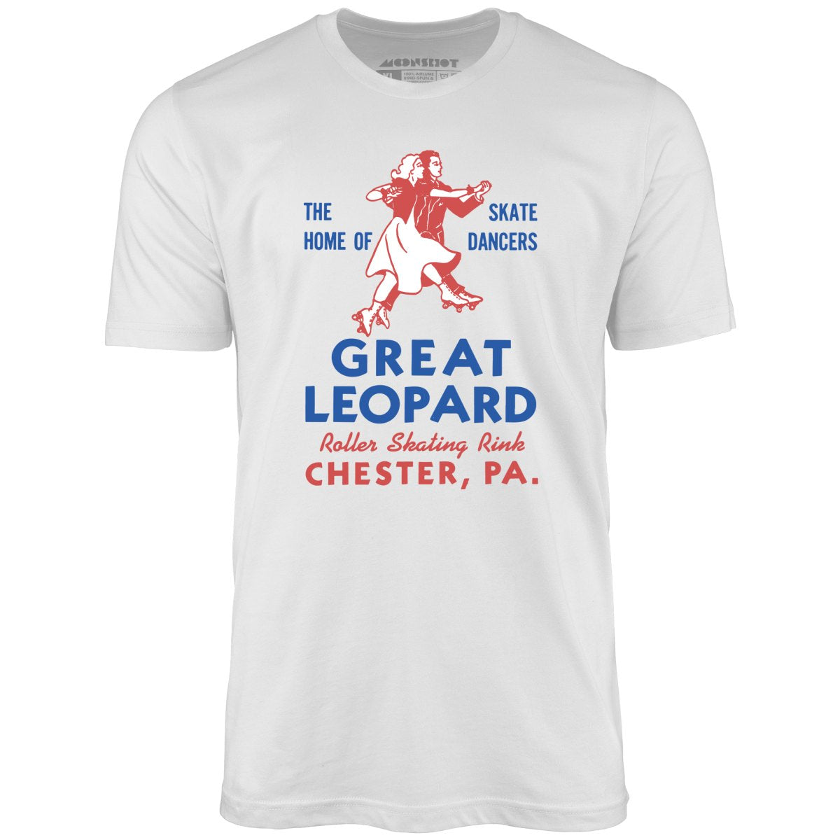 Great Leopard Roller Skating Rink - Chester, PA - Vintage Roller Rink - Unisex T-Shirt
