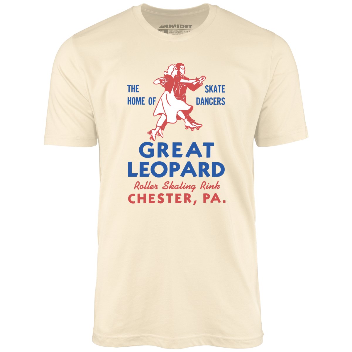 Great Leopard Roller Skating Rink - Chester, PA - Vintage Roller Rink - Unisex T-Shirt