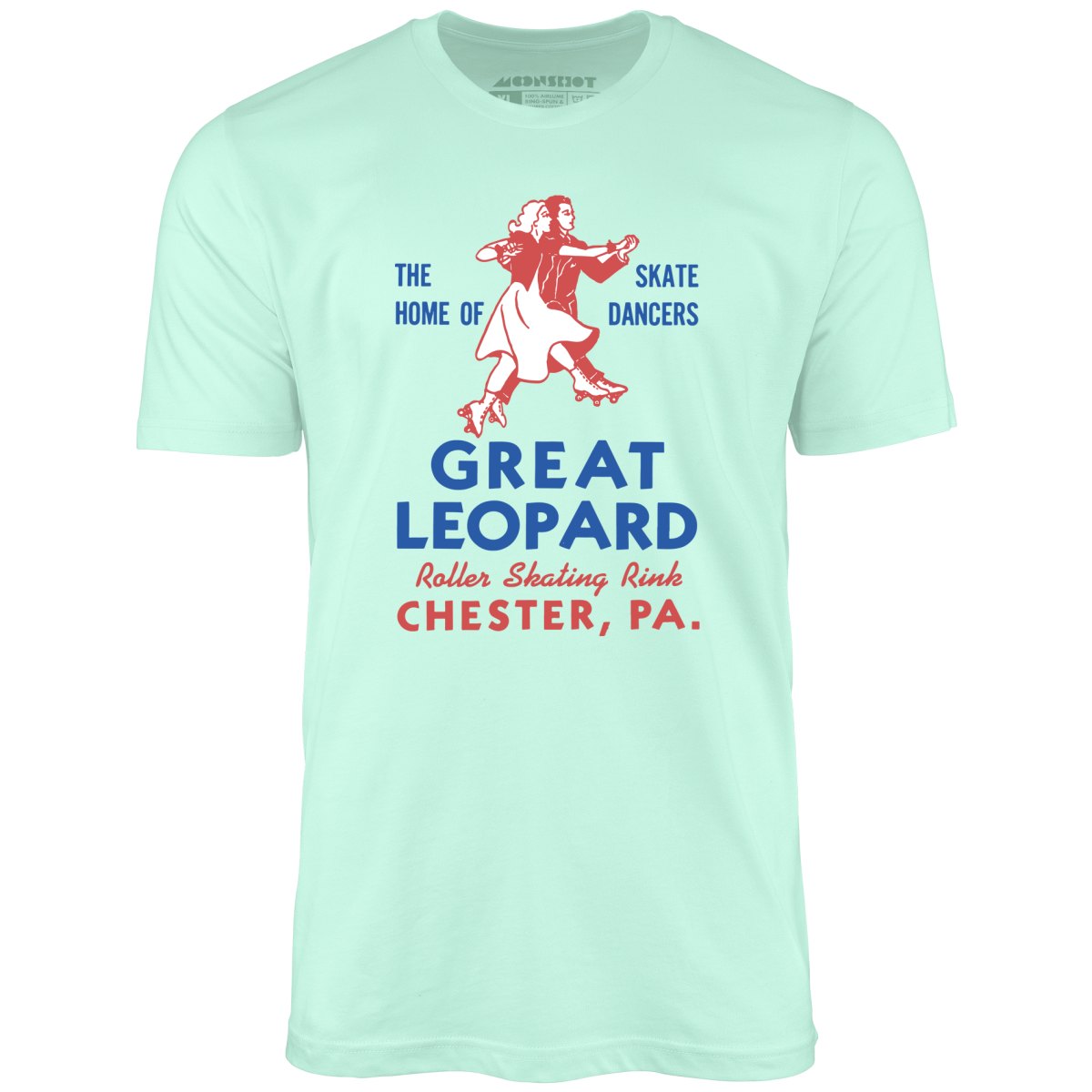 Great Leopard Roller Skating Rink - Chester, PA - Vintage Roller Rink - Unisex T-Shirt