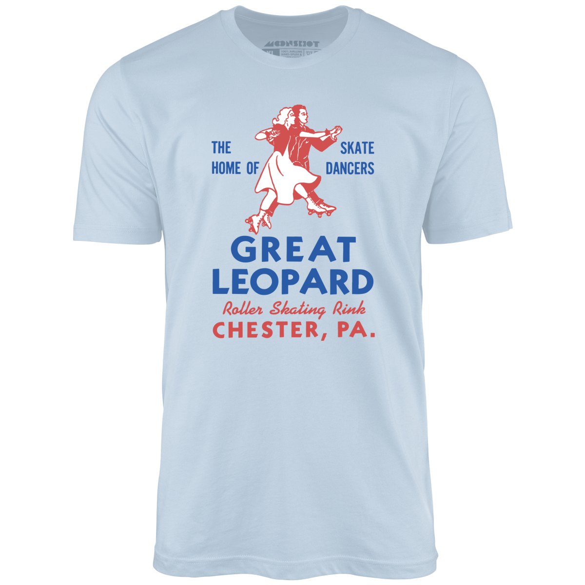 Great Leopard Roller Skating Rink - Chester, PA - Vintage Roller Rink - Unisex T-Shirt