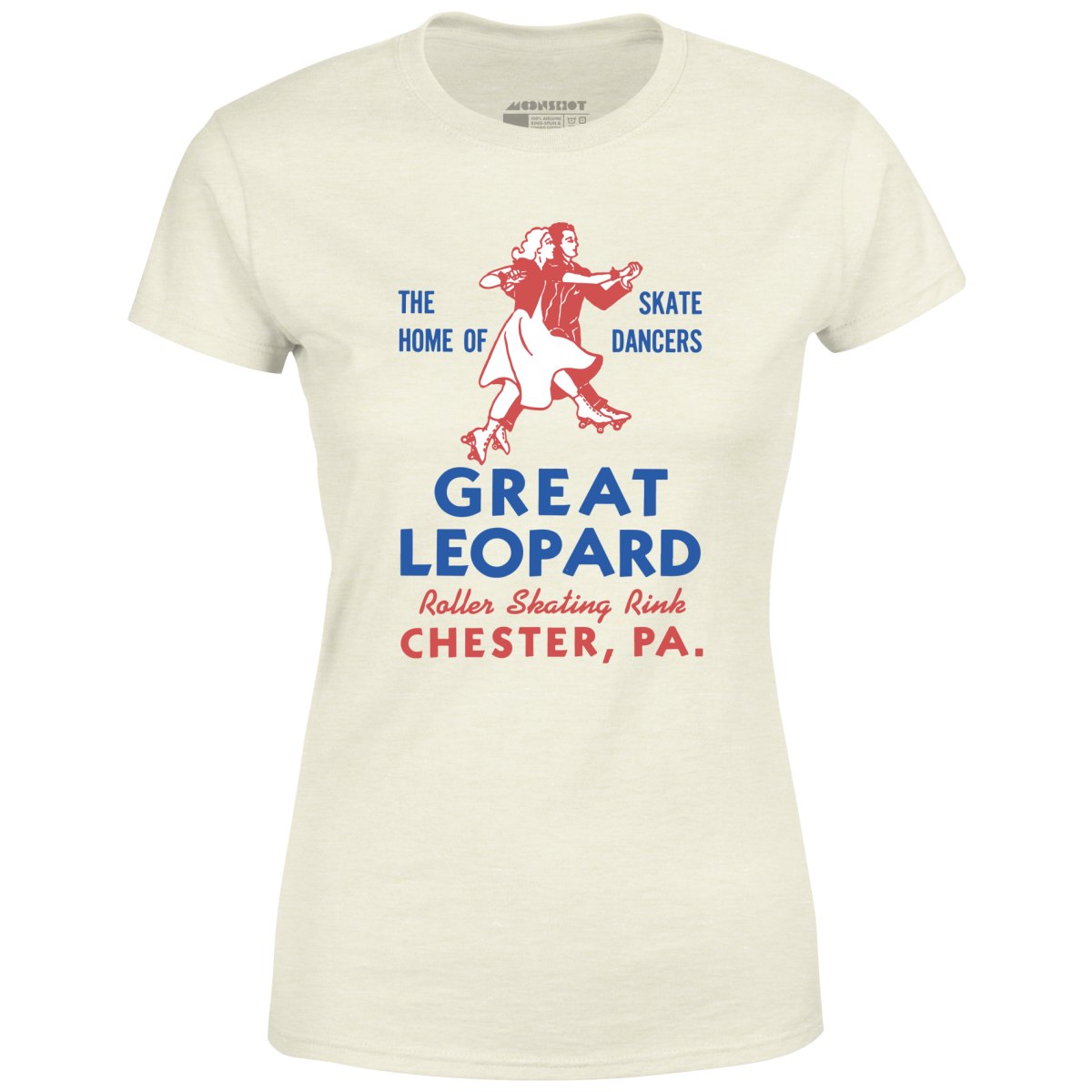 Great Leopard Roller Skating Rink - Chester, PA - Vintage Roller Rink - Women's T-Shirt