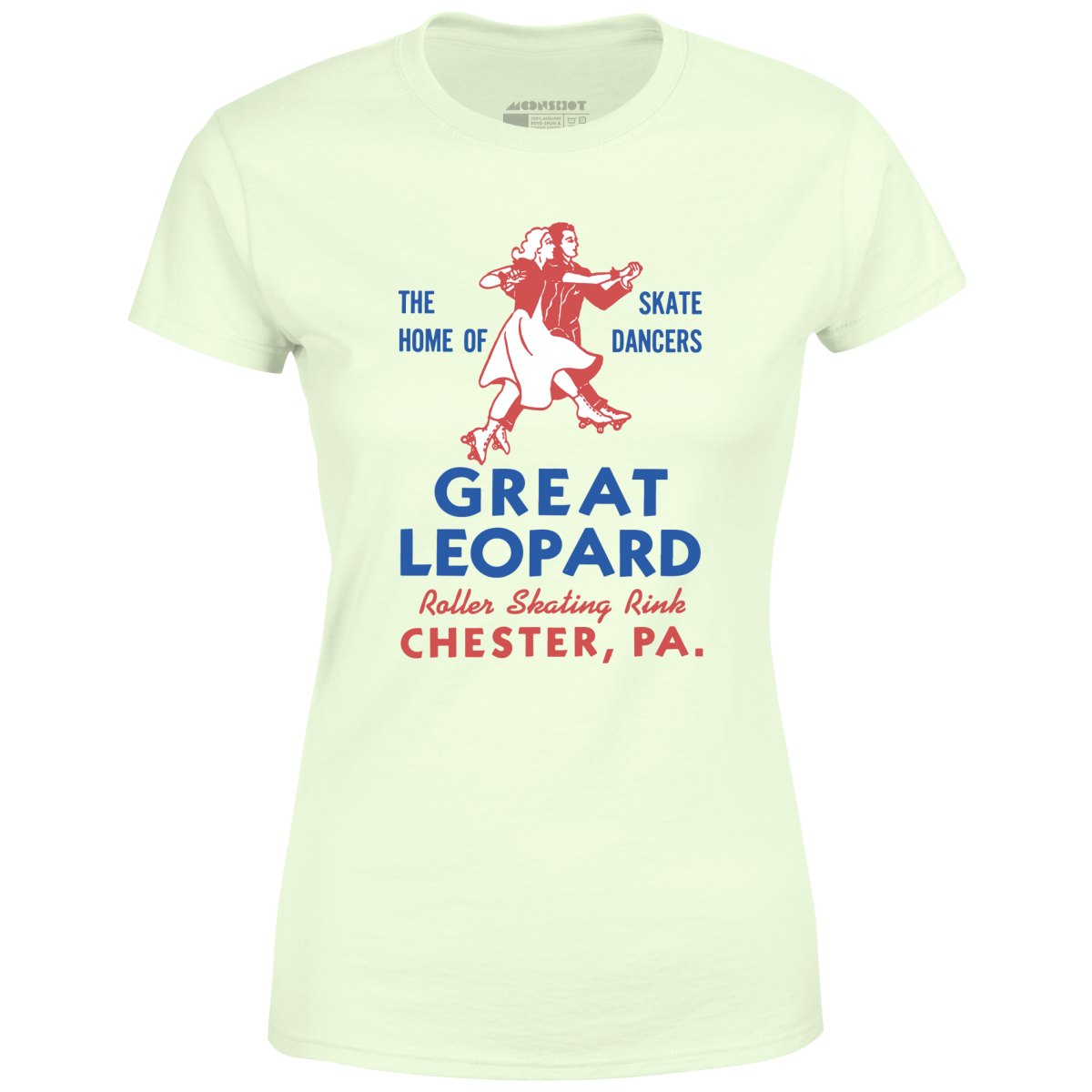 Great Leopard Roller Skating Rink - Chester, PA - Vintage Roller Rink - Women's T-Shirt