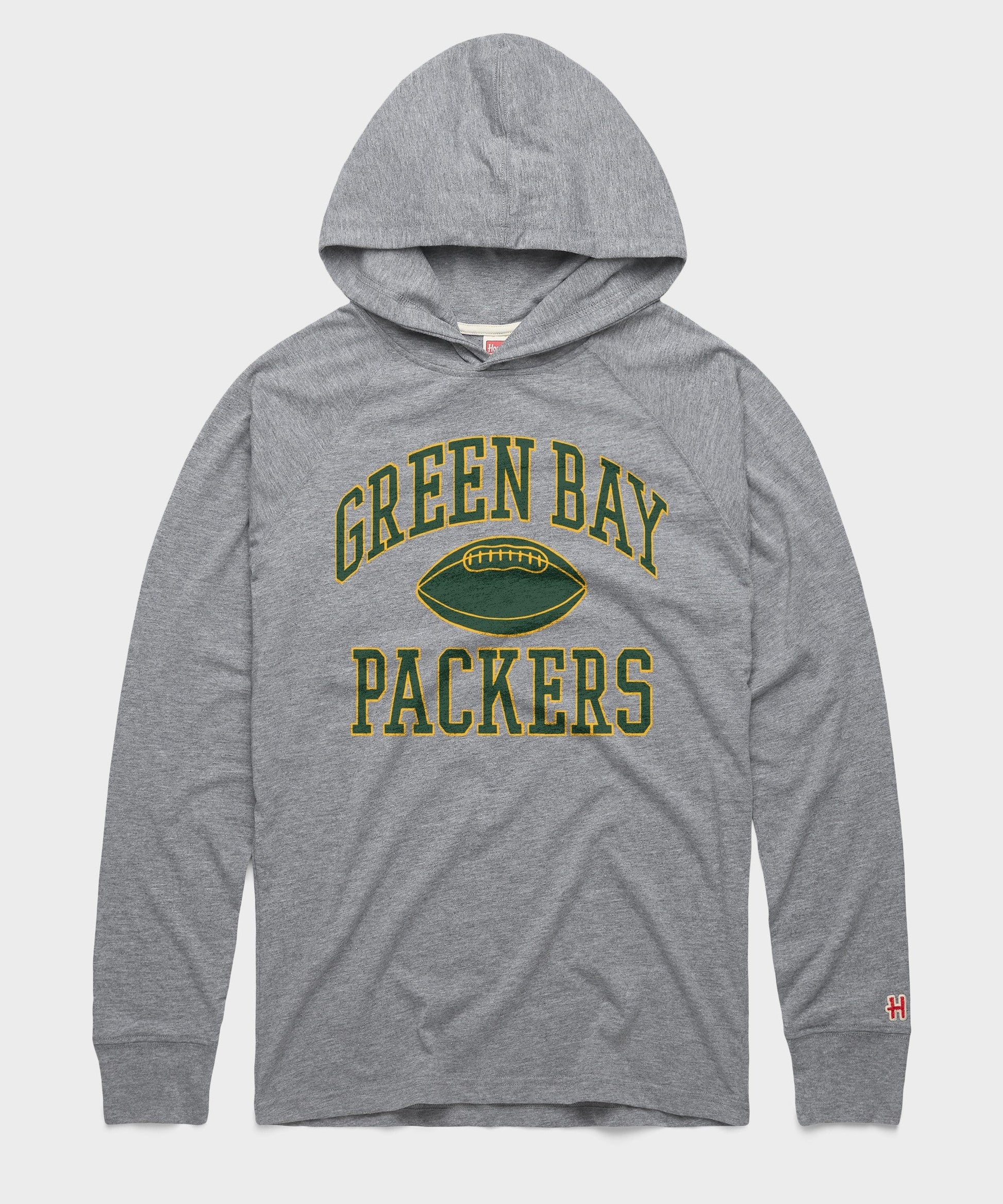 Green Bay Packers Gridiron Lightweight Hoodie