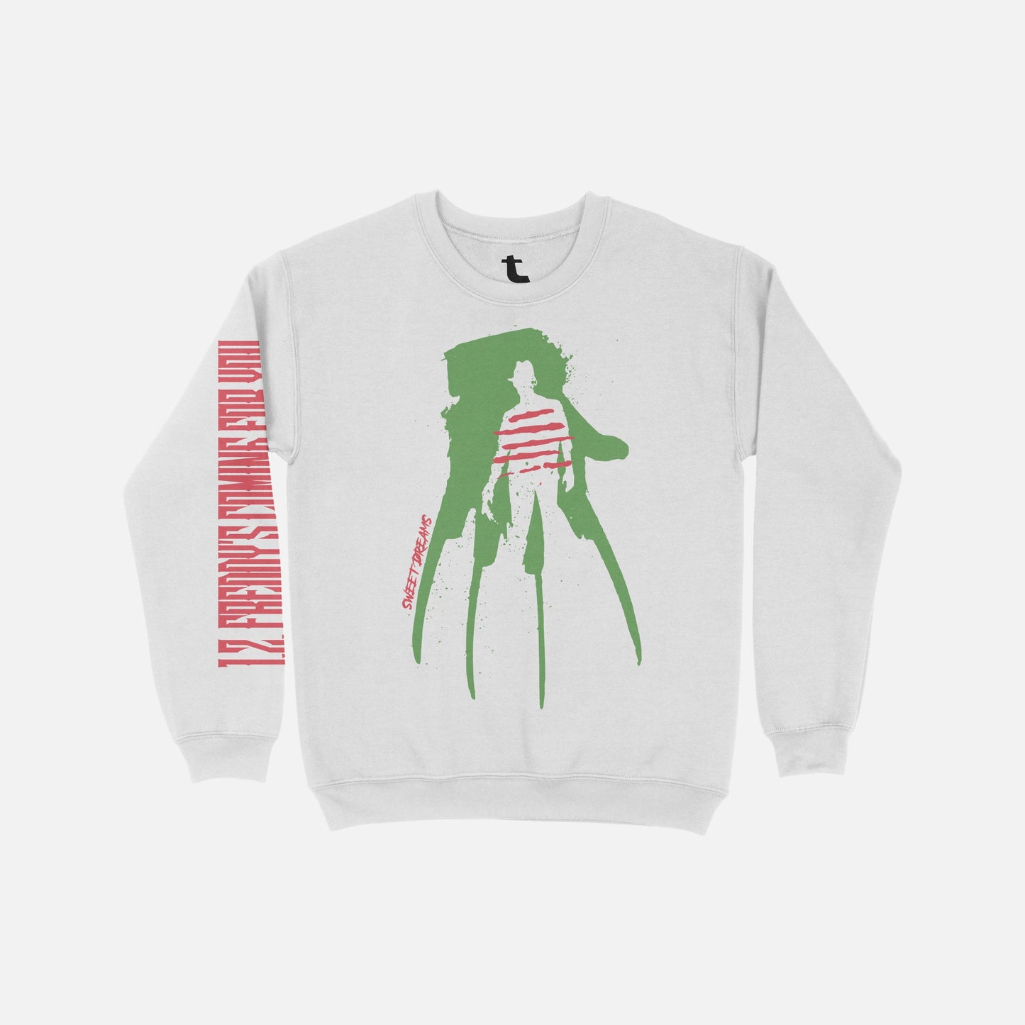 1 2 Freddy's Coming for You Horror Movie Sweatshirt