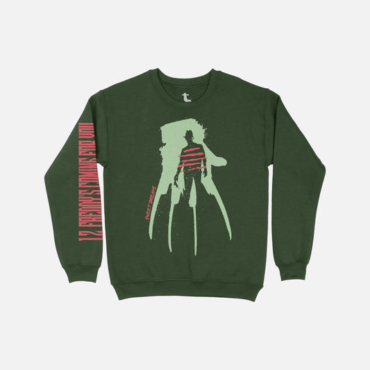 1 2 Freddy's Coming for You Horror Movie Sweatshirt