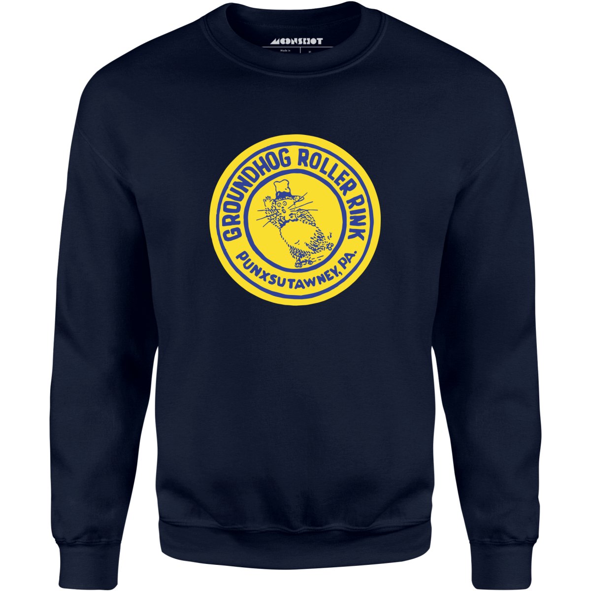 Groundhog Roller Rink - Punxsutawney, PA - Vintage Roller Rink - Unisex Sweatshirt