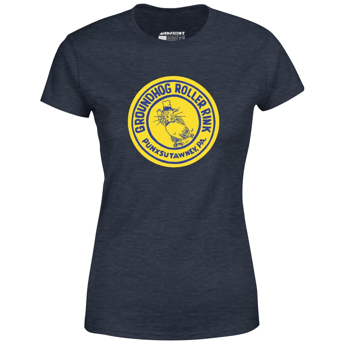 Groundhog Roller Rink - Punxsutawney, PA - Vintage Roller Rink - Women's T-Shirt
