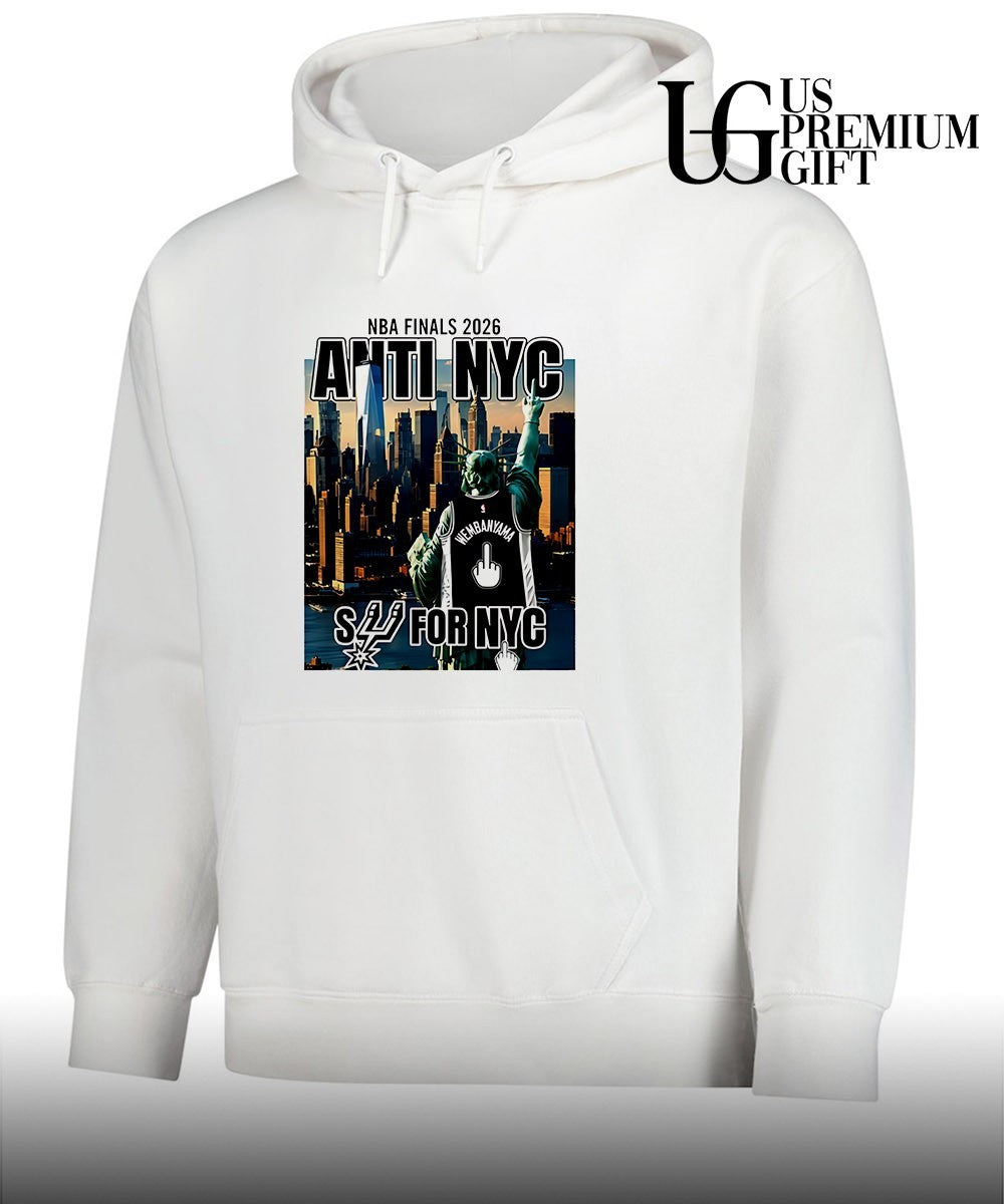 San Antonio Spurs Victor Wembanyama 1 Statue of Liberty fuck NYC New York Skyline Finals 2026 shirt