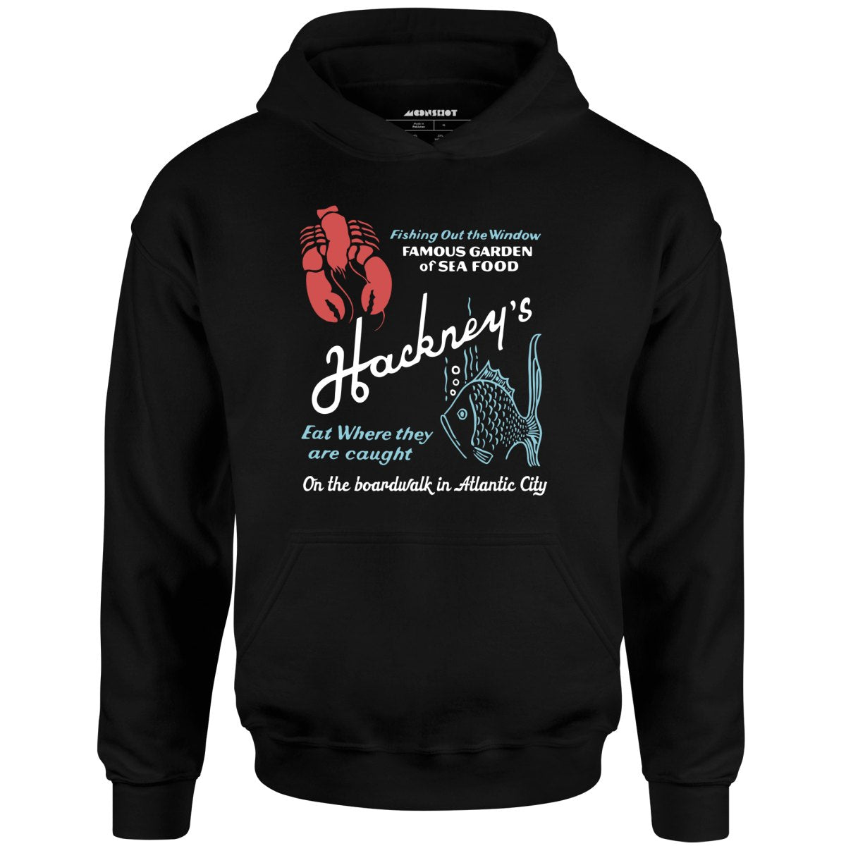 Hackney's - Atlantic City, NJ - Vintage Restaurant - Unisex Hoodie