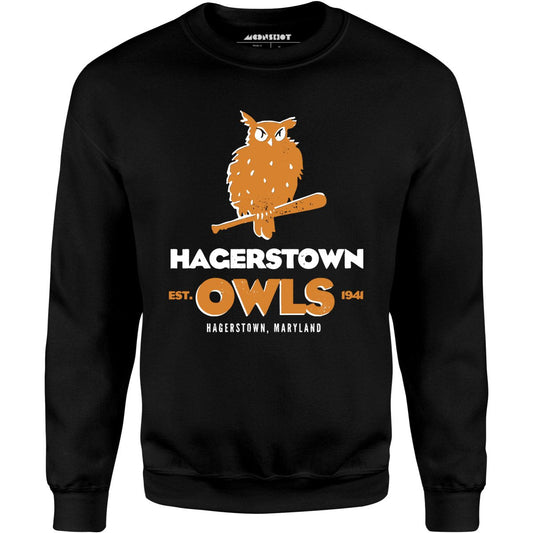 Hagerstown Owls - Maryland - Vintage Defunct Baseball Teams - Unisex Sweatshirt