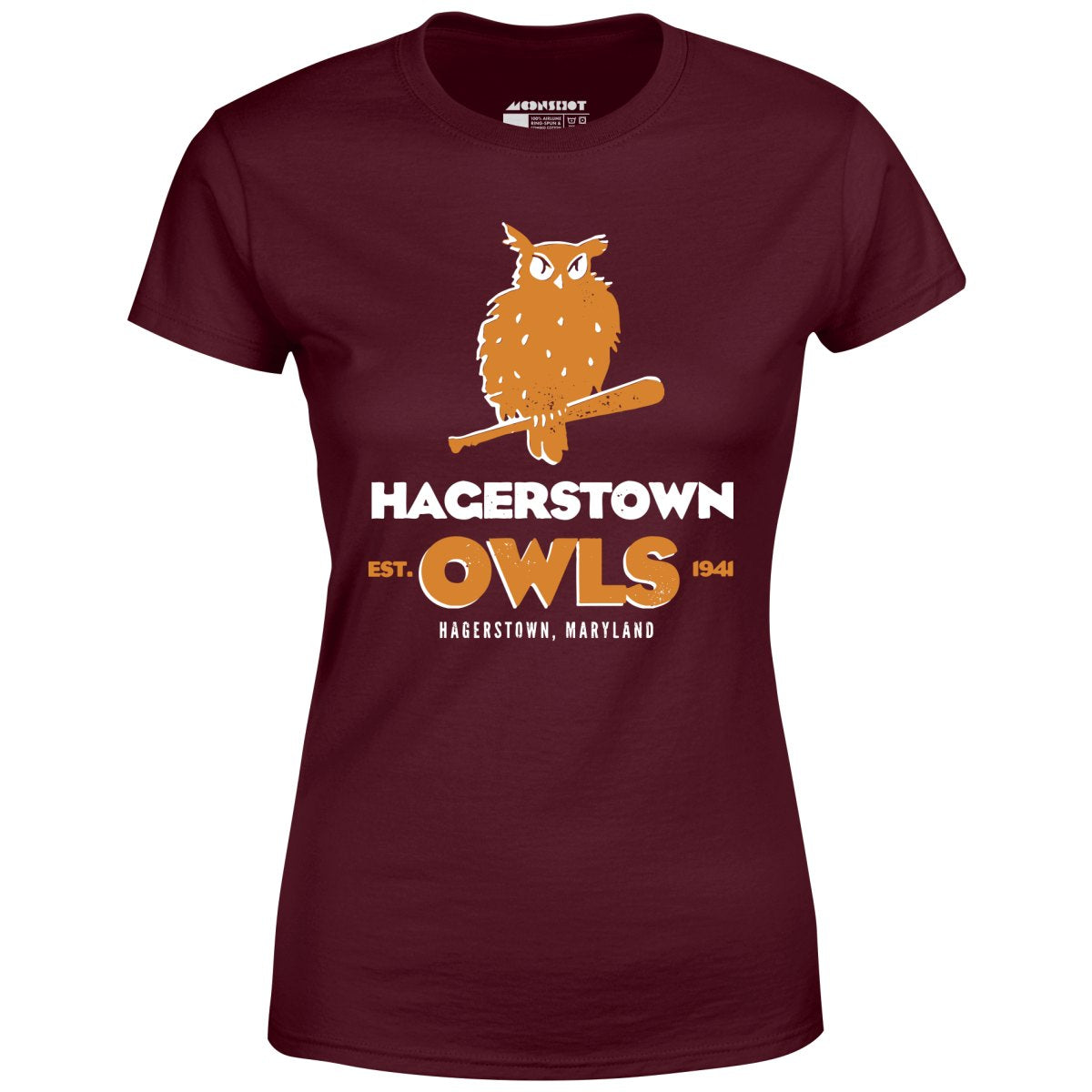 Hagerstown Owls - Maryland - Vintage Defunct Baseball Teams - Women's T-Shirt