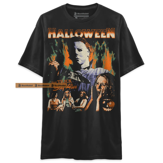 Halloween 1978 - Michael Myers The Trick Is To Stay Alive Unisex Classic T-Shirt